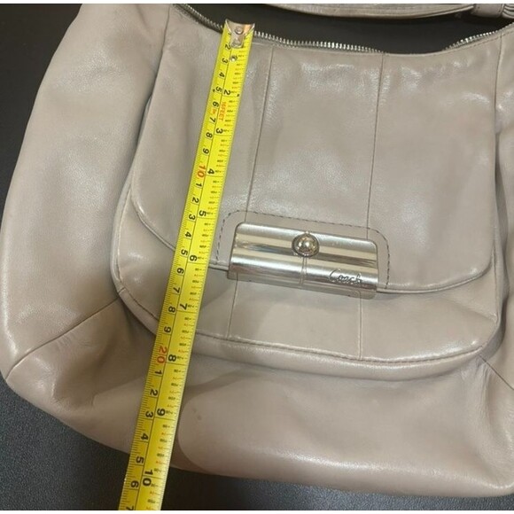 Y2K COACH 16808 KRISTIN Convertible Leather  Hobo Bag/purse Taupe/Gray - Picture 12 of 13